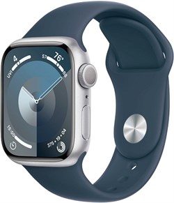 Apple Watch Series 9 (GPS) 41mm White Sport Band (Серебристый) 3078