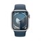 Apple Watch Series 9 (GPS) 41mm White Sport Band (Серебристый) - фото 11631